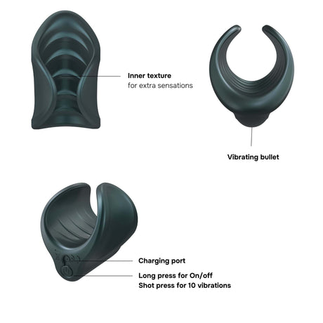 ManWan Starter Vibrating Masturbator – Compact Travel Stroker