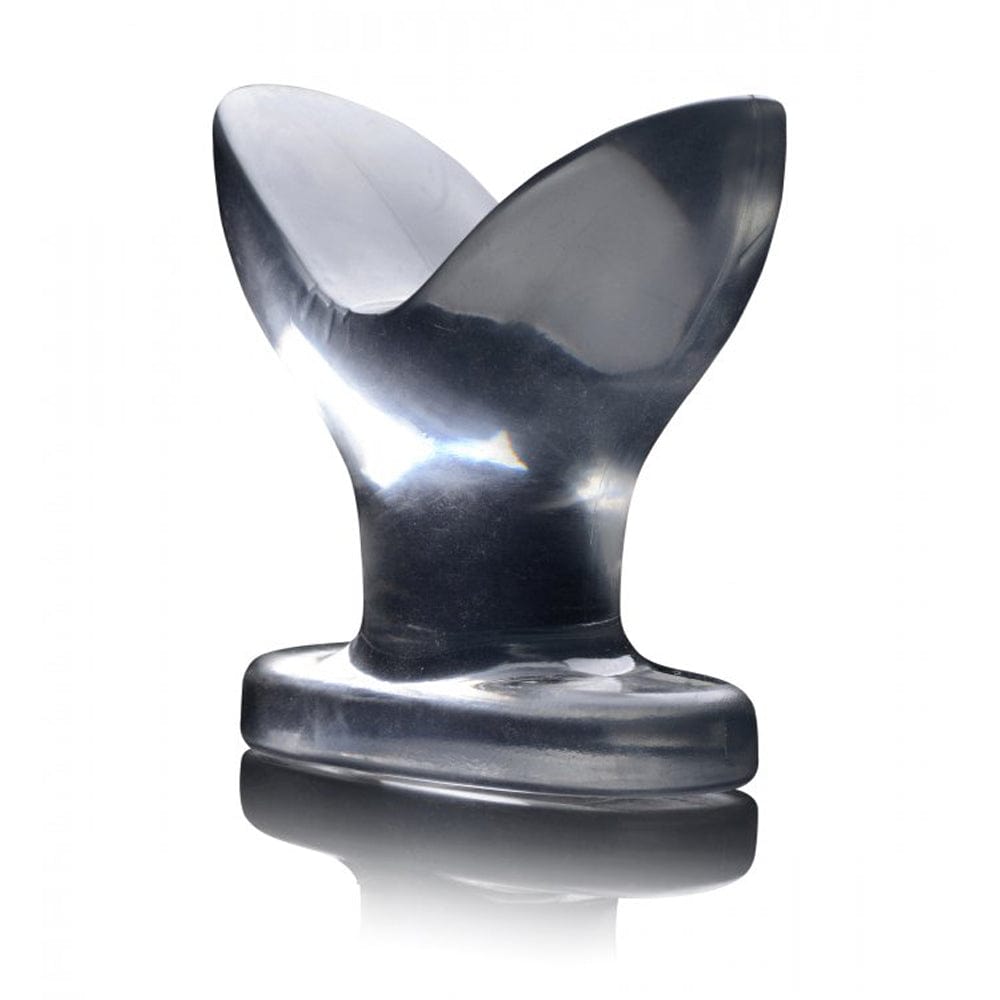 Master Series Anchored Clear Anal Plug.