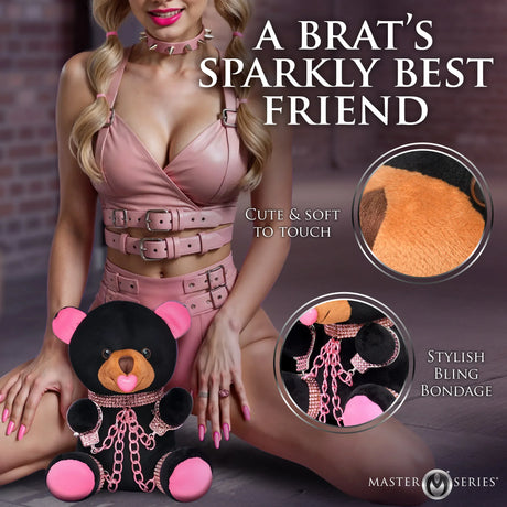 Master Series Bling Bondage Bear Plush