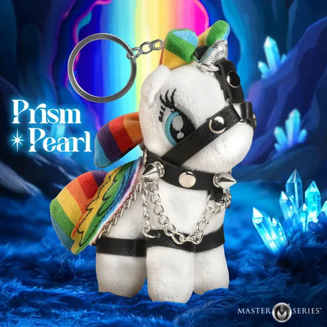 Master Series Prism Pearl Rainbow Bondage Pony Keychain