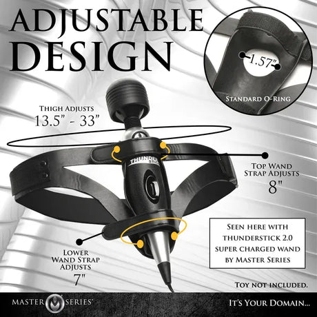 Master Series Thunder Strap Wand Thigh Harness