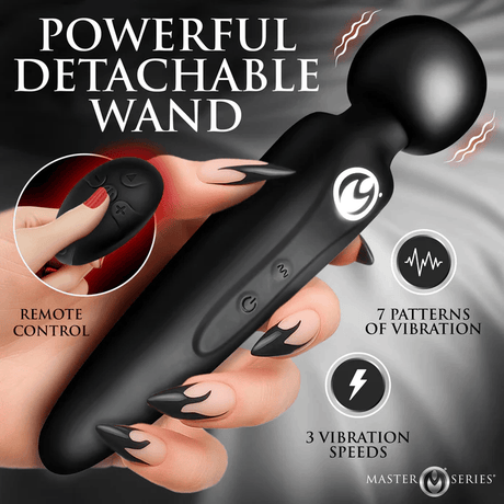 Master Series Thunderstick Remote-Controlled Wand with Thigh Strap