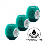 Masturbator Egg 3er Set (Bubble) Violet