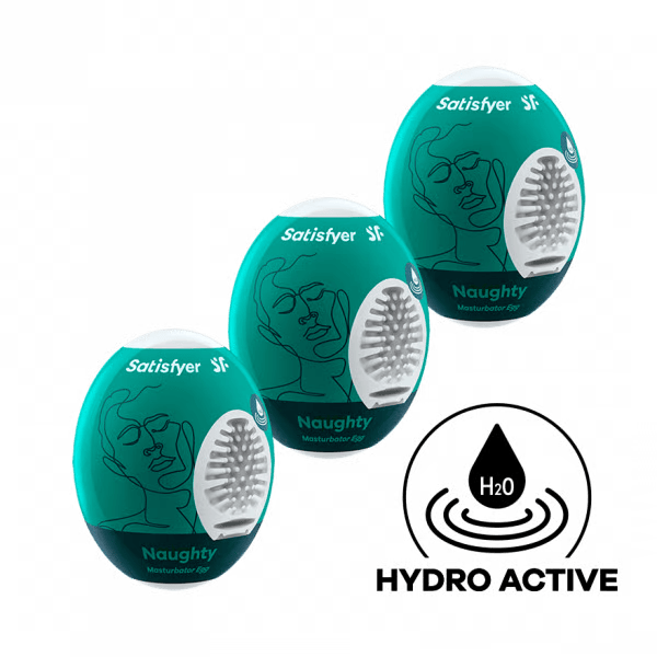 Masturbator Egg 3er Set (Bubble) Violet