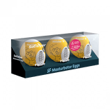 Masturbator Egg 3er Set (Fierce) Yellow