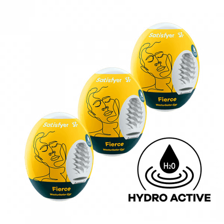 Masturbator Egg 3er Set (Fierce) Yellow