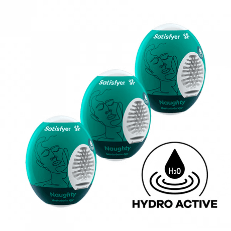 Masturbator Egg 3er Set (Naughty) Dark Green