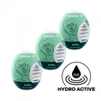 Masturbator Egg 3er Set (Riffle) Light Green