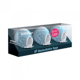 Masturbator Egg 3er Set (Savage) Light Blue