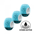 Masturbator Egg 3er Set (Savage) Light Blue