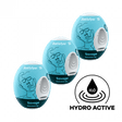 Masturbator Egg 3er Set (Savage) Light Blue