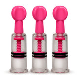 MAXtwist Clit & Nipple Triple Sucker Set - Pink