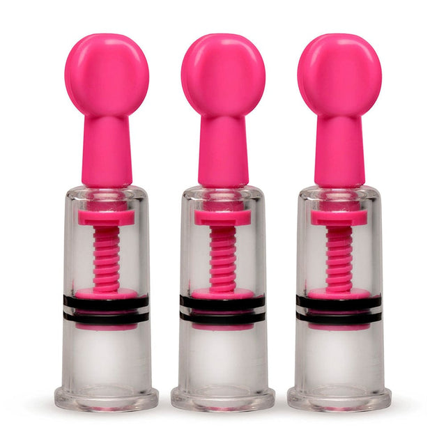 MAXtwist Clit & Nipple Triple Sucker Set - Pink