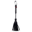 Mini Leather Flogger 10" - Black