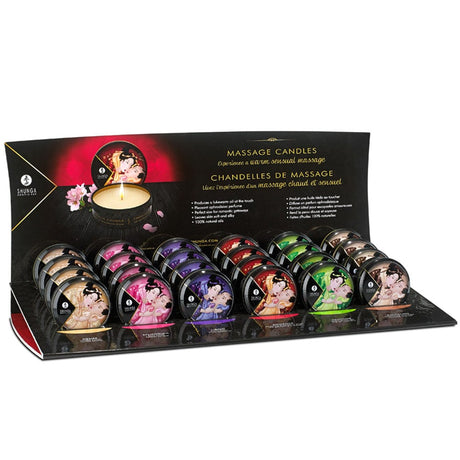 Mini Massage Candle 30 ml / 1 oz - Display with 24 small candles