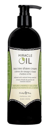 Miracle Oil Tea Tree Shave Cream 16 fl oz / 473 ml