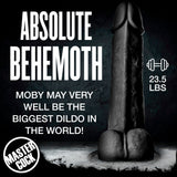 Moby 2 Foot Tall Super Dildo - Black