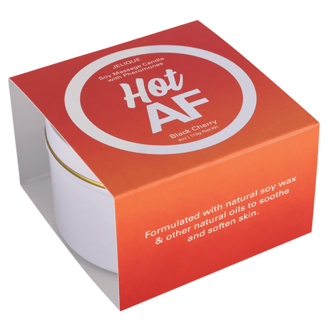 MOOD CANDLES Hot AF - Pheromone Massage Candle Black Cherry 4oz | 113g