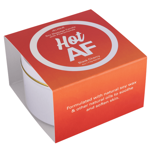 MOOD CANDLES Hot AF - Pheromone Massage Candle Black Cherry 4oz | 113g