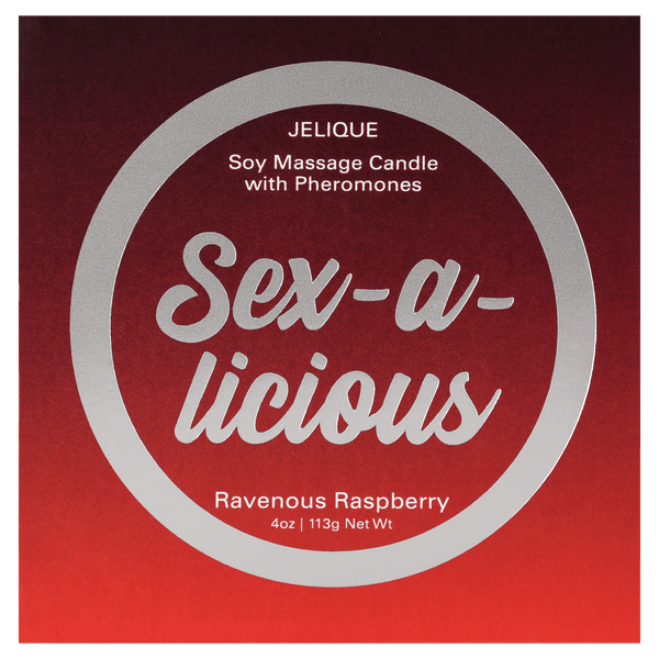 MOOD CANDLES Sex-a-licious - Pheromone Massage Candle Ravenous Raspberry 4oz | 113g
