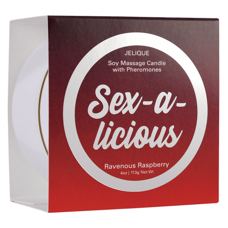 MOOD CANDLES Sex-a-licious - Pheromone Massage Candle Ravenous Raspberry 4oz | 113g