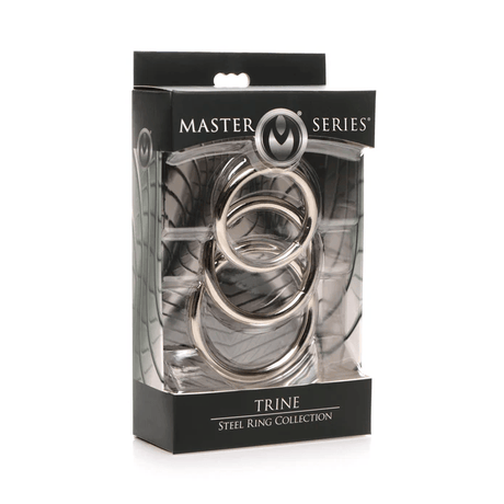 MS Trine Steel Ring Set