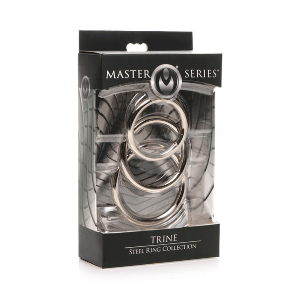 MS Trine Steel Ring Set