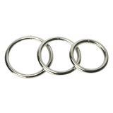 MS Trine Steel Ring Set