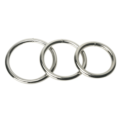 MS Trine Steel Ring Set