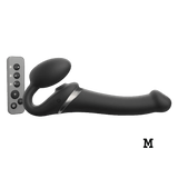 MULTI ORGASM BENDABLE STRAP-ON - M - BLACK