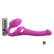MULTI ORGASM BENDABLE STRAP-ON - M - FUCHSIA