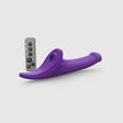 Multi Orgasm Dildo Small Purple Vibrating Strap-On
