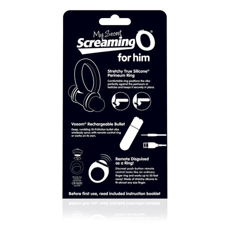 My Secret Bullet and Ring for Him - Black