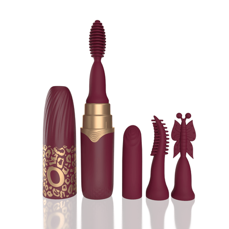My Secret Premium Rechargeable Vibrating Lipstick - Merlot