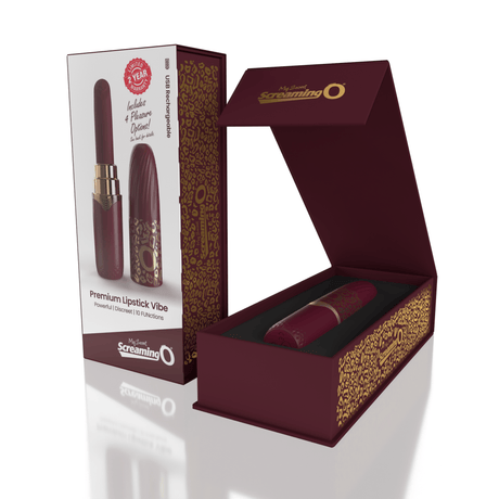 My Secret Premium Rechargeable Vibrating Lipstick - Merlot