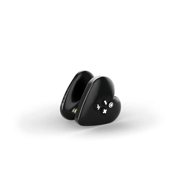 Mystim Heart's Desire eStim layonvibrator, Black