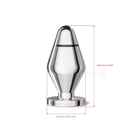 Mystim John Buttplug L, (Mystim Roundplug)