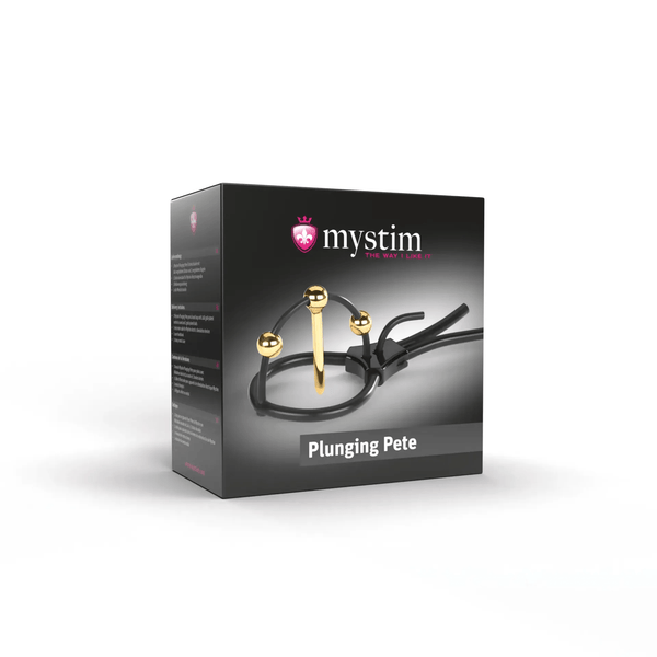 Mystim Plunging Pete - Corona Strap with Urethral Sound