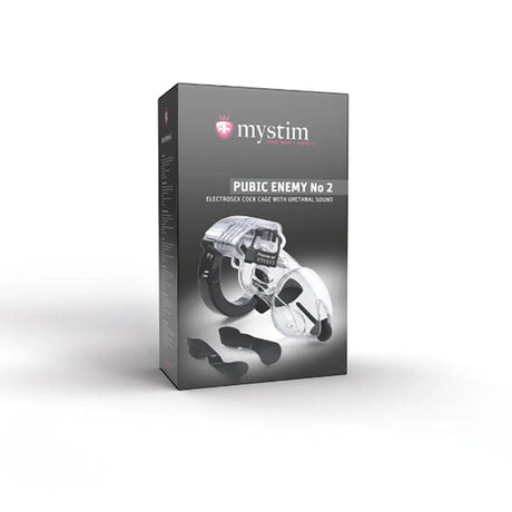 Mystim Pubic Enemy No 2 E-Stim Cock Cage