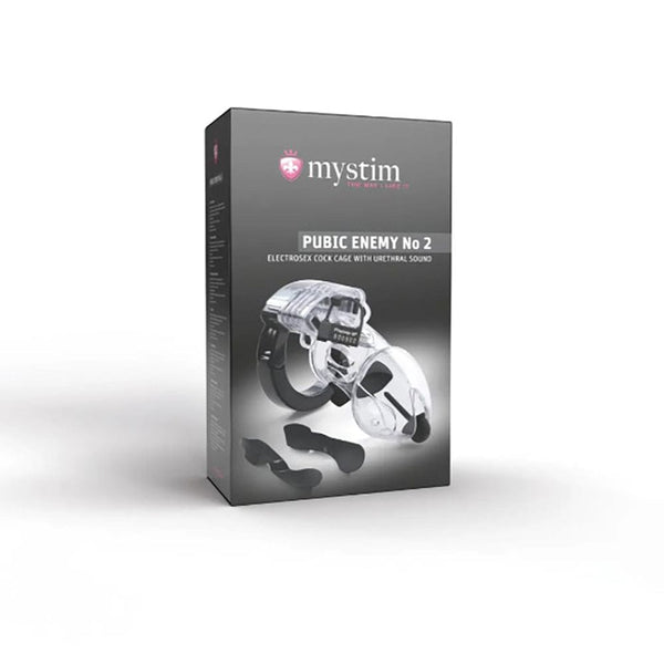 Mystim Pubic Enemy No 2 E-Stim Cock Cage