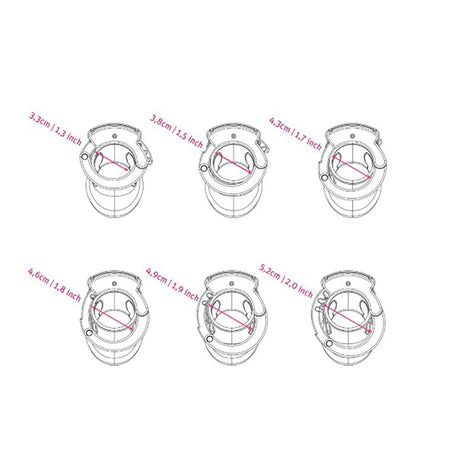 Mystim Pubic Enemy No 2 E-Stim Cock Cage