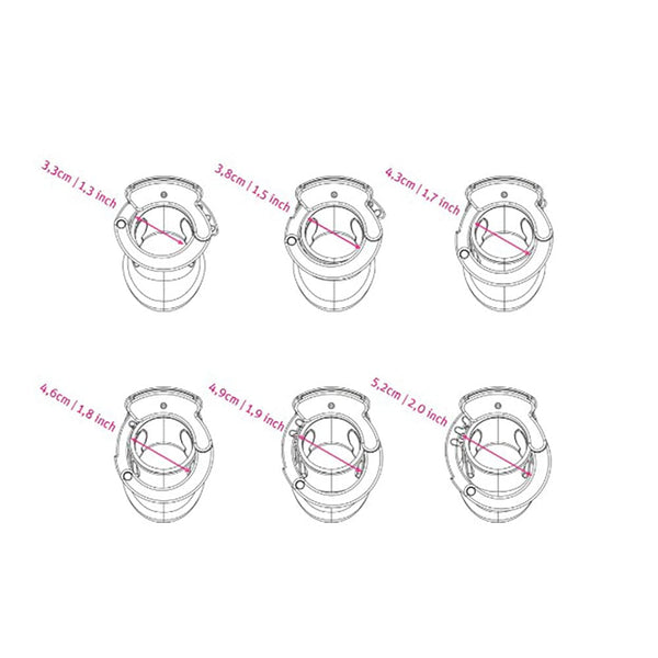 Mystim Pubic Enemy No 2 E-Stim Cock Cage
