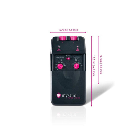 Mystim Pure Vibes Dual-Channel Analogue E-Stim Device