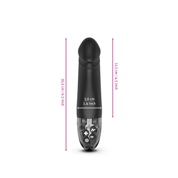Mystim Real Deal Neal eStimVibrator, Black