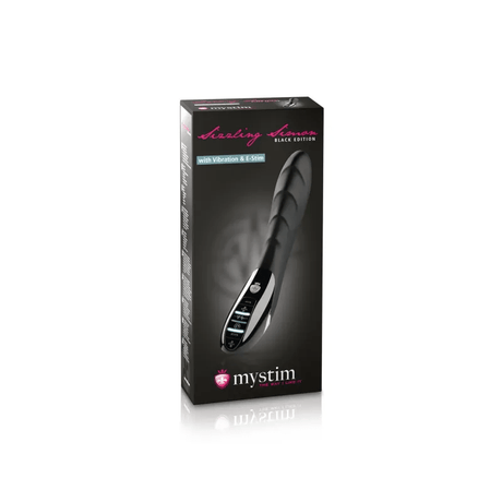 Mystim Sizzling Simon eStim Vibrator, Black Edition