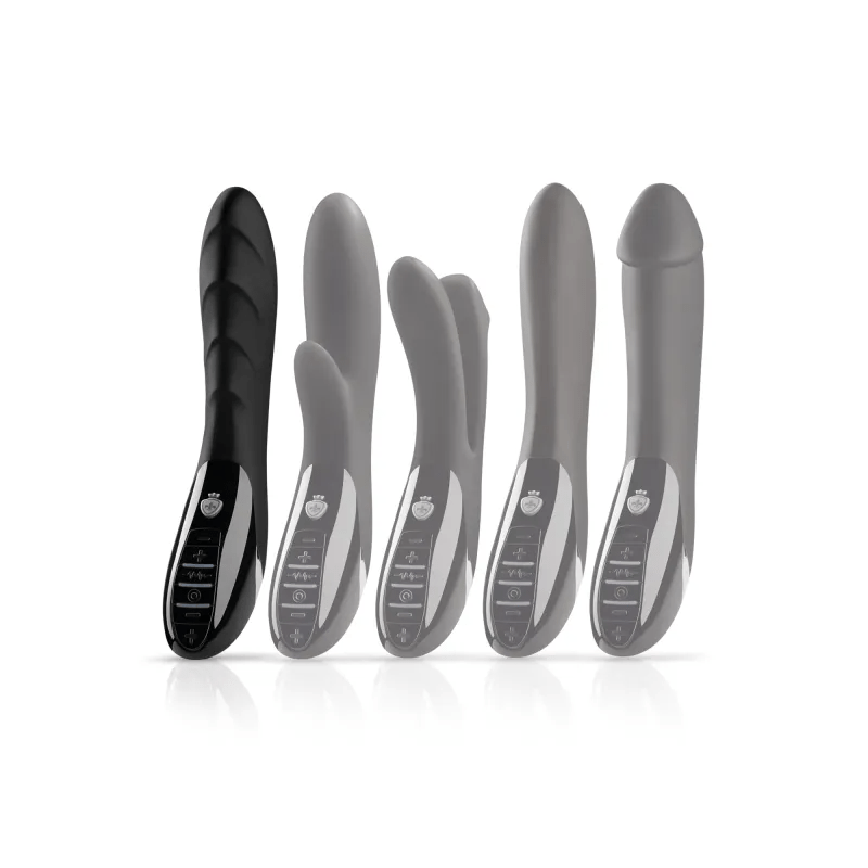 Mystim Sizzling Simon eStim Vibrator, Black Edition