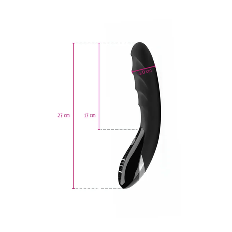 Mystim Sizzling Simon eStim Vibrator, Black Edition
