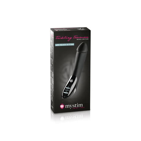 Mystim Tickling Truman eStim Vibrator, Black Edition