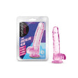 Naturally Yours - 6" Crystalline Dildo - Rose