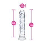 Naturally Yours Dildo - Gala - Sparkling Clear